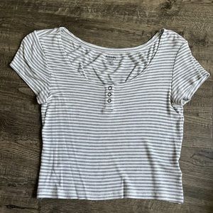 cute stripped top!